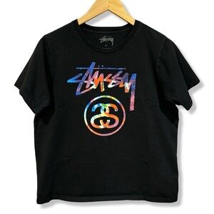 Stussy Black Logo Tee